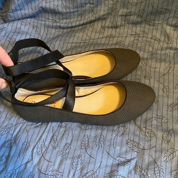 Seychelles parita elastic strap reptile embossed ballet flats 7 - Picture 2 of 6